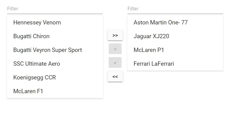 Displaying Dual List in Blazor ListView