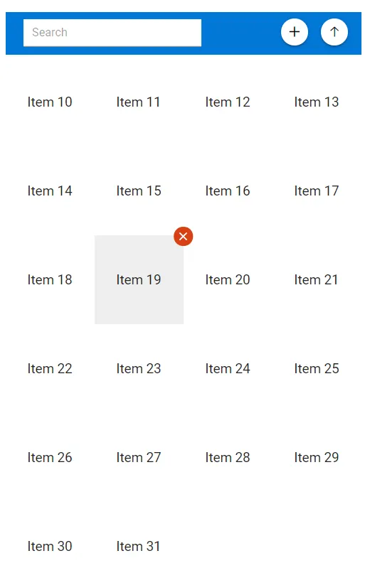 Blazor ListView with Grid Layout