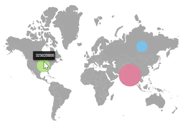 Displaying Tooltip for Bubbles in Blazor Maps