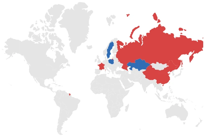 Blazor Maps with Equal Color Mapping