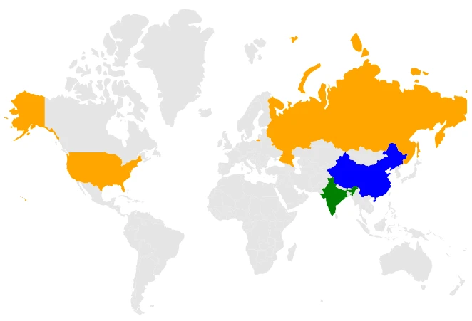 Blazor Maps with Exculde Color Mapping