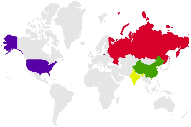 Blazor Maps with Multi Color Mapping