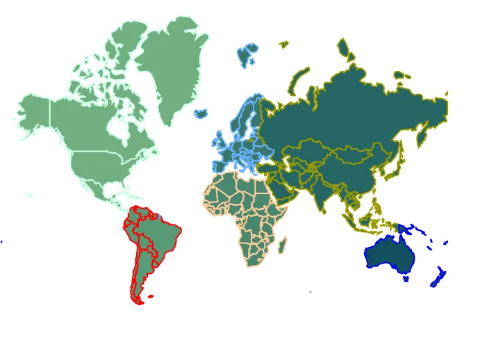 Blazor Maps with Custom Border Color and Width
