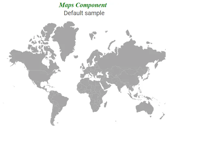 Customizing Blazor Maps Title