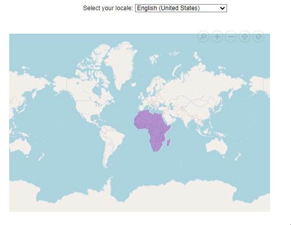 Blazor Maps with Localization