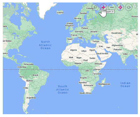 Blazor Google Maps with Zooming and Panning