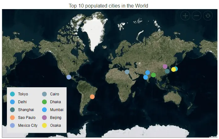 Blazor Azure Maps with legend