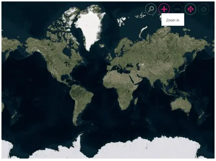 Blazor Azure Maps with zooming and panning