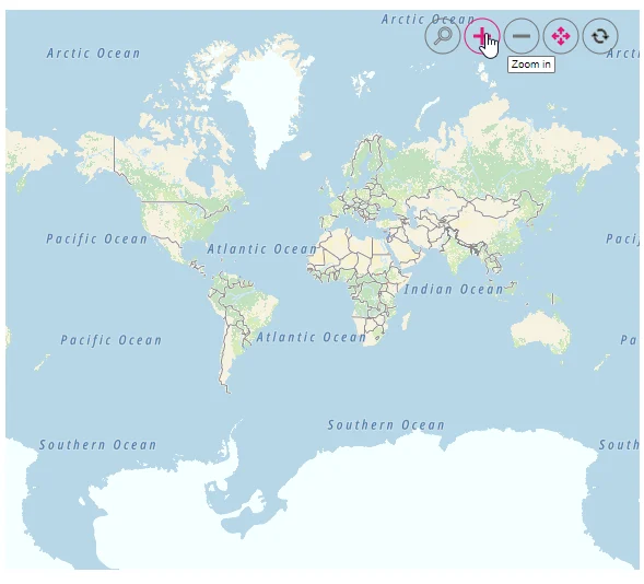Blazor TomTom Maps with Zooming and Panning