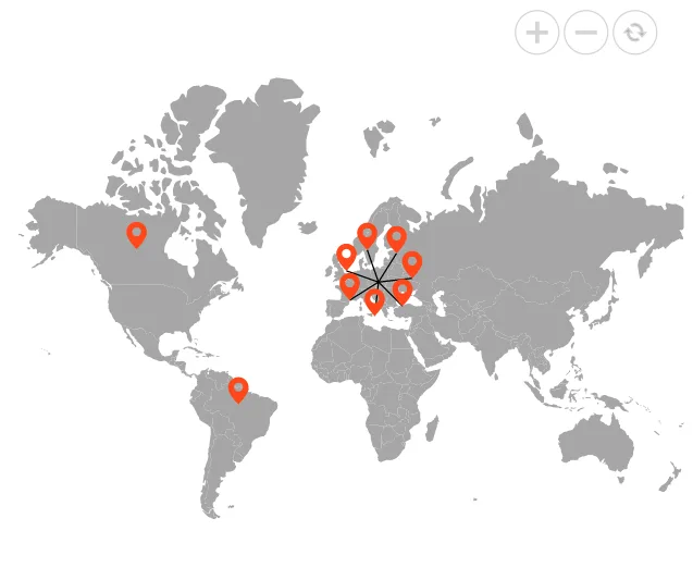 Expanding Marker Cluster in Blazor Maps