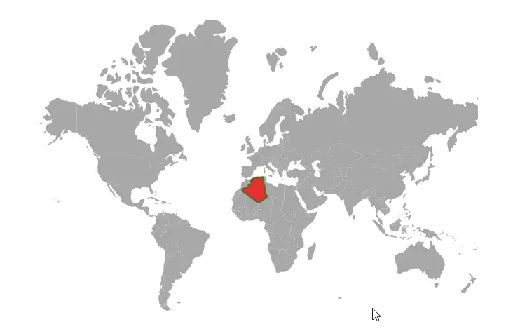 Blazor Maps with highlighted polygon shape