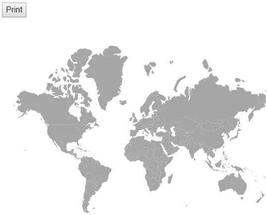 Printing in Blazor Maps