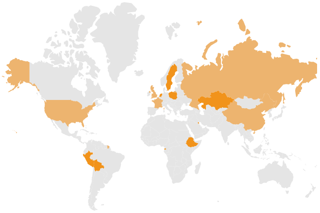 Blazor Maps with Color Mapping