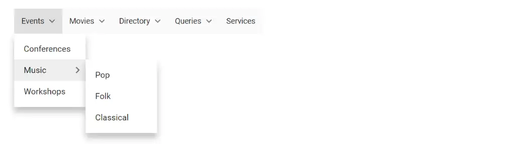 Data Binding in Blazor MenuBar