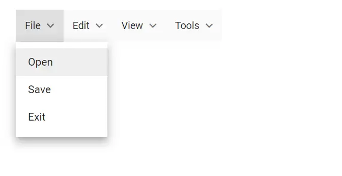 Opening Menu Item in Blazor MenuBar