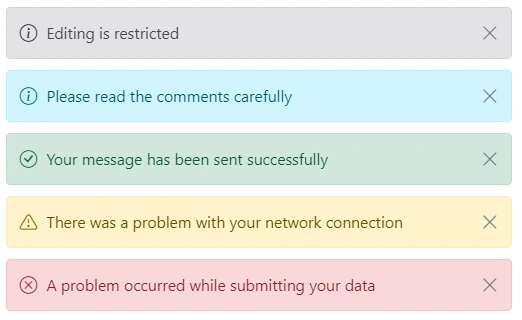 Message Close Icon