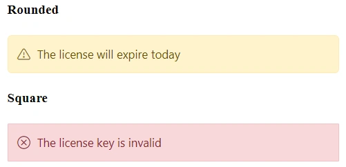 Message Custom Appearance