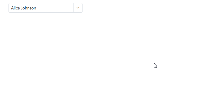 Blazor MultiColumn ComboBox with Column header