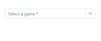 Blazor ComboBox with mandatory indicator placeholder