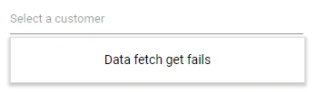 Blazor MultiSelect Dropdown with action failure template