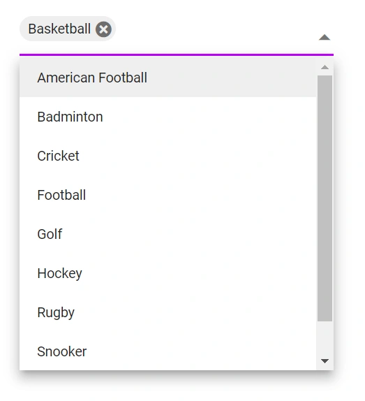 Blazor MultiSelect Dropdown focus color