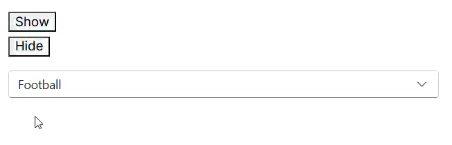 Blazor MultiSelect Dropdown with show/hide spinner methods