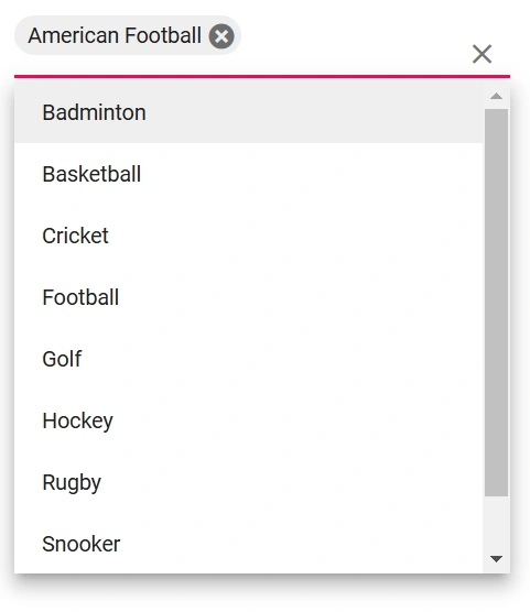 Blazor MultiSelect with clear button