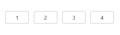 Blazor OTP input component with number type