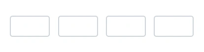 Blazor OTP input component with outlined mode