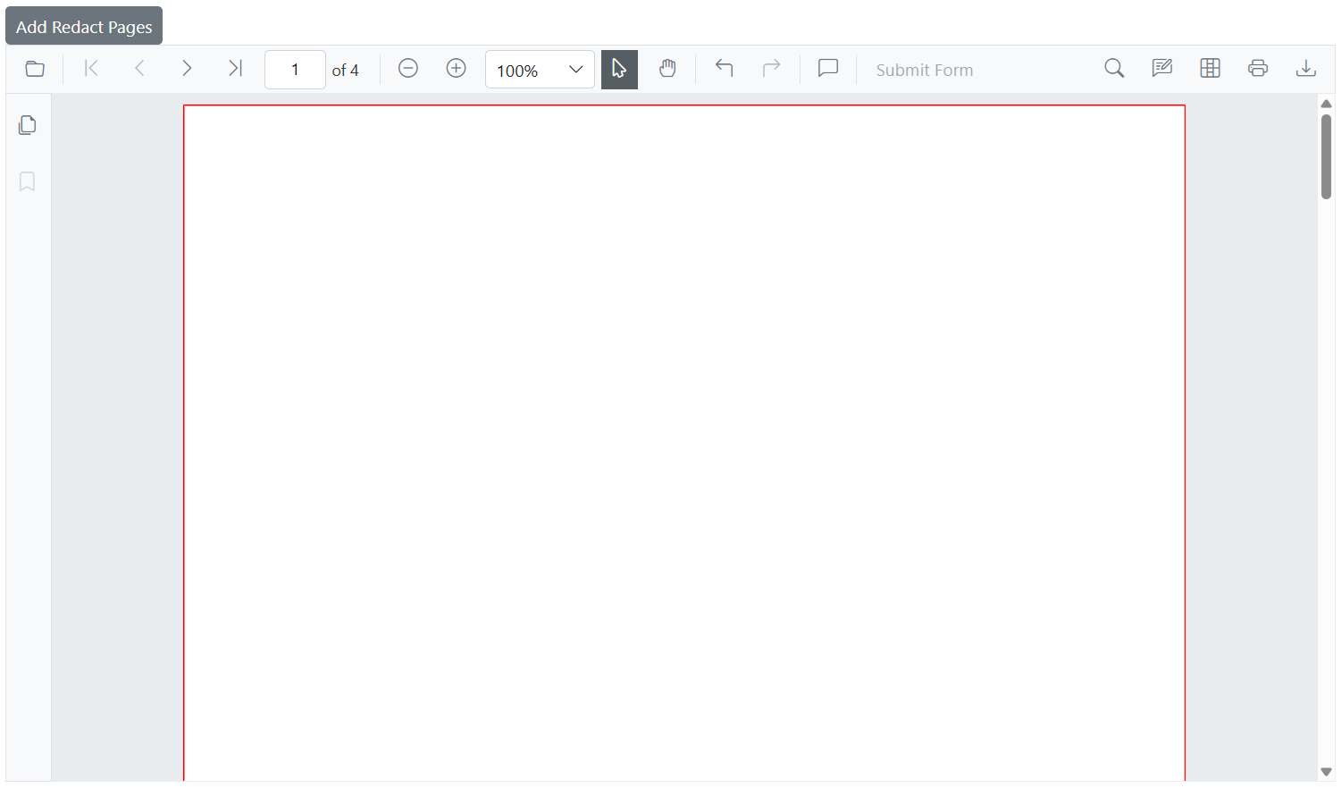 Add Page Redaction