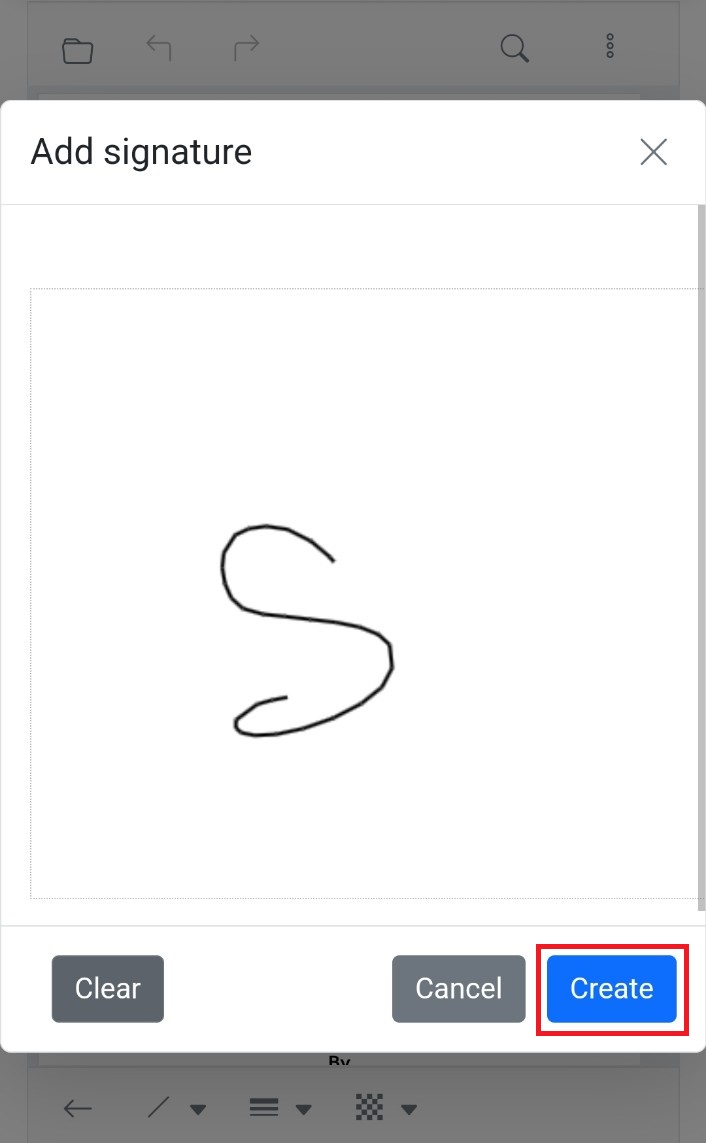 Draw Signature in Blazor SfPdfViewer