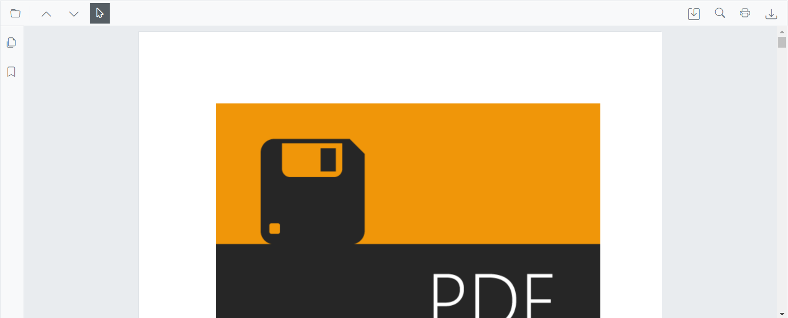 Blazor PDFViewer with Custom Toolbar