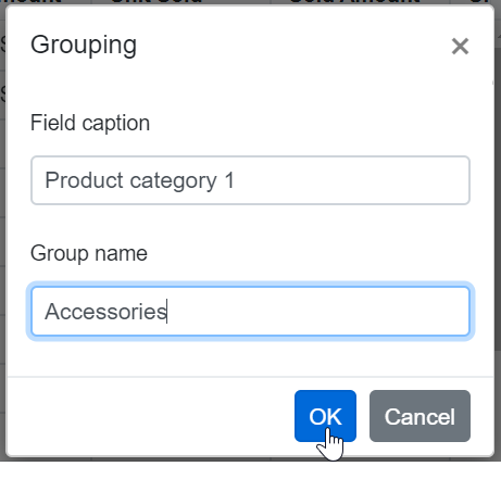 Applying Nested Custom Grouping in Blazor PivotTable