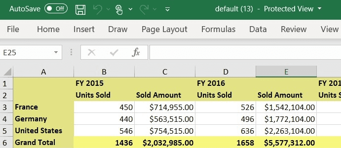 Customizing the Blazor Pivot Table cell values and styles while exporting