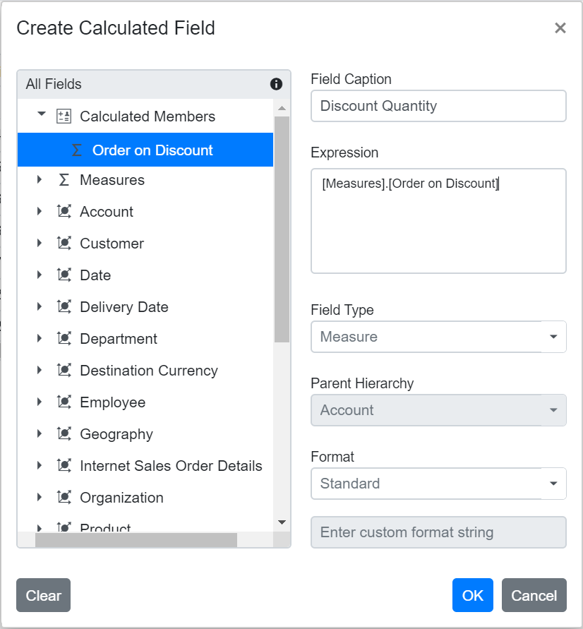 Reusing Existing Formula in Blazor PivotTable Calculated Field