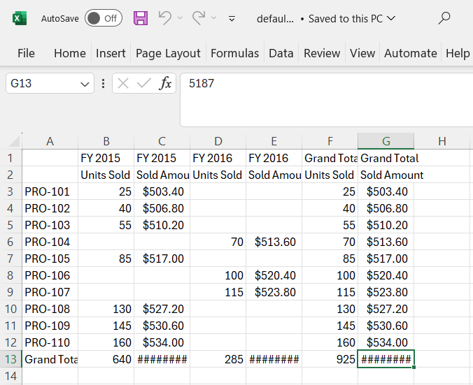 CSV Export