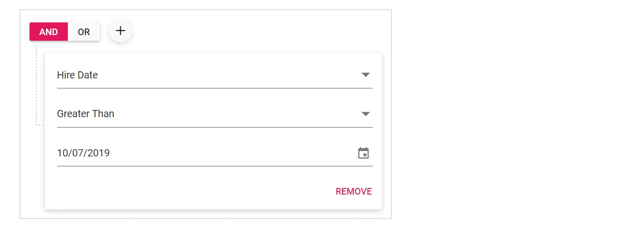 Changing Display Mode in Blazor QueryBuilder