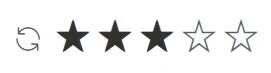 Blazor Rating component with reset button