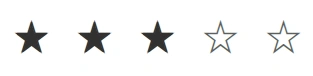 Blazor Rating Component with custom space between rating items