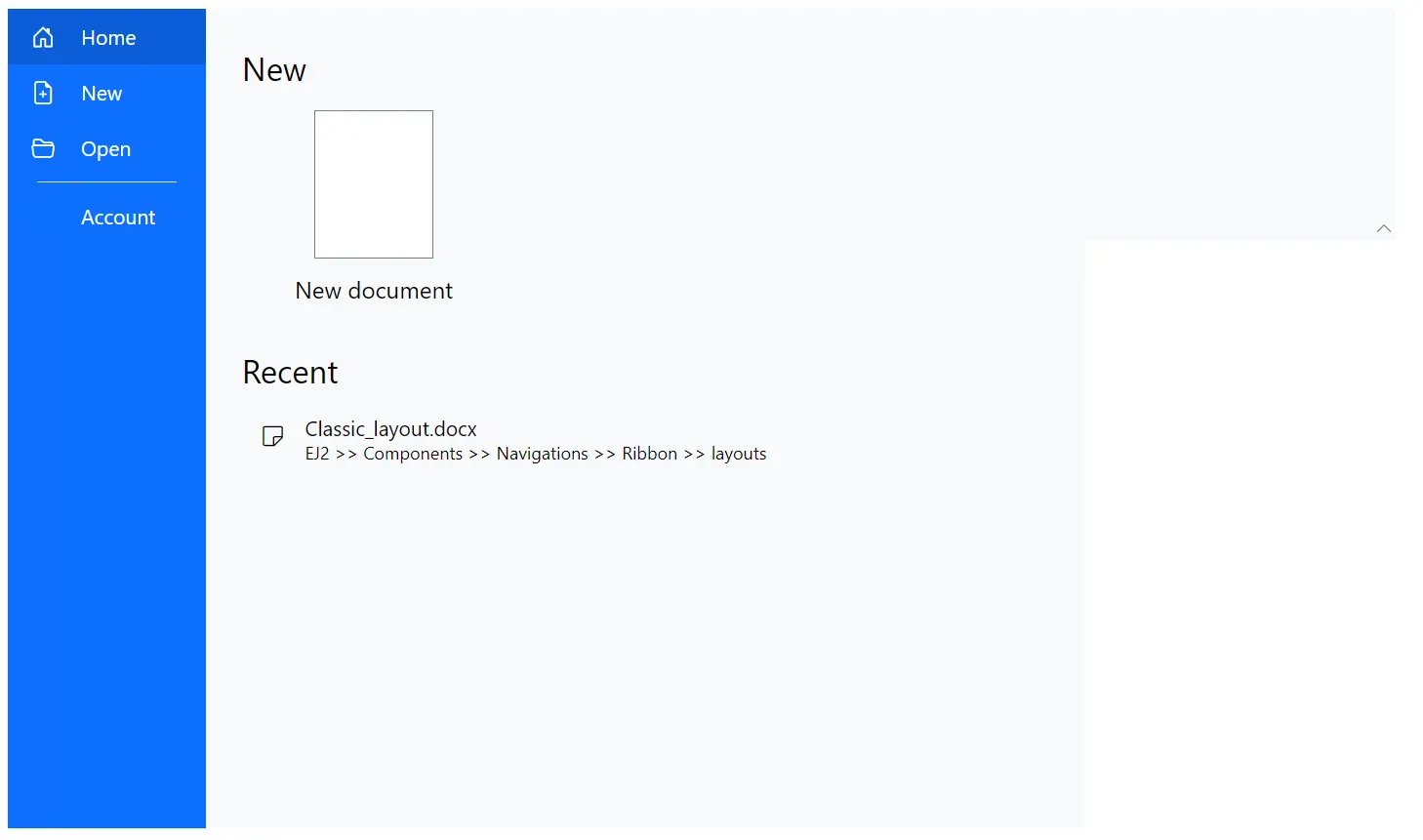 Ribbon Backstage Separator