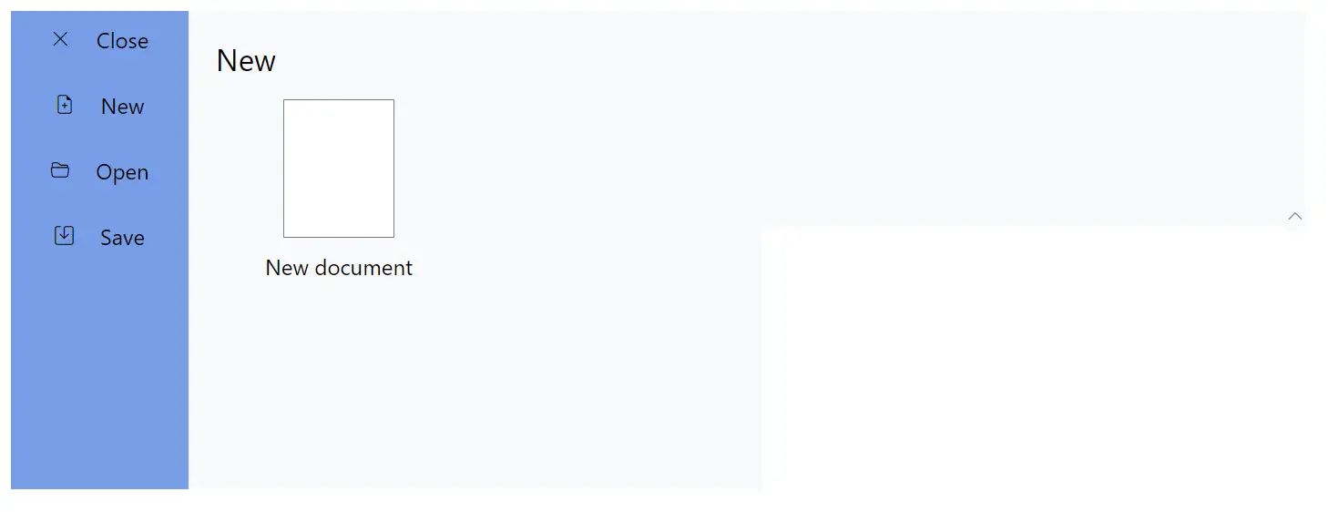 Ribbon Backstage Template