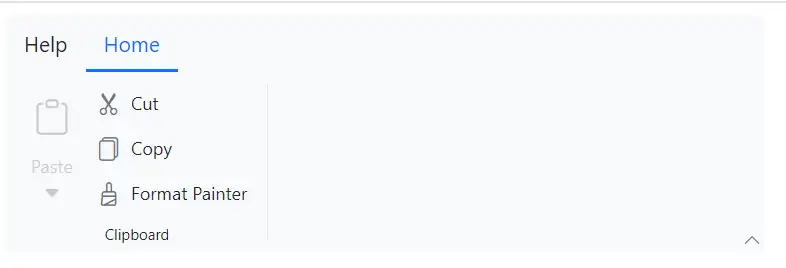 Ribbon Filemenu Items