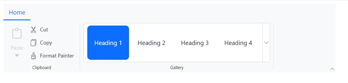 Ribbon Gallery Item Count