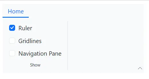 Ribbon Checkbox Item
