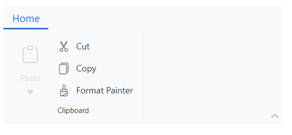Ribbon Item Disabled
