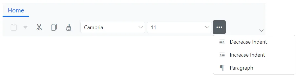 Ribbon Group Overflow