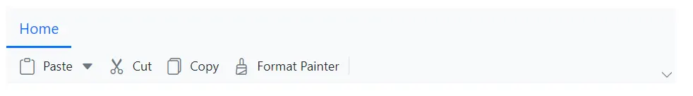 Ribbon Simplified Layout
