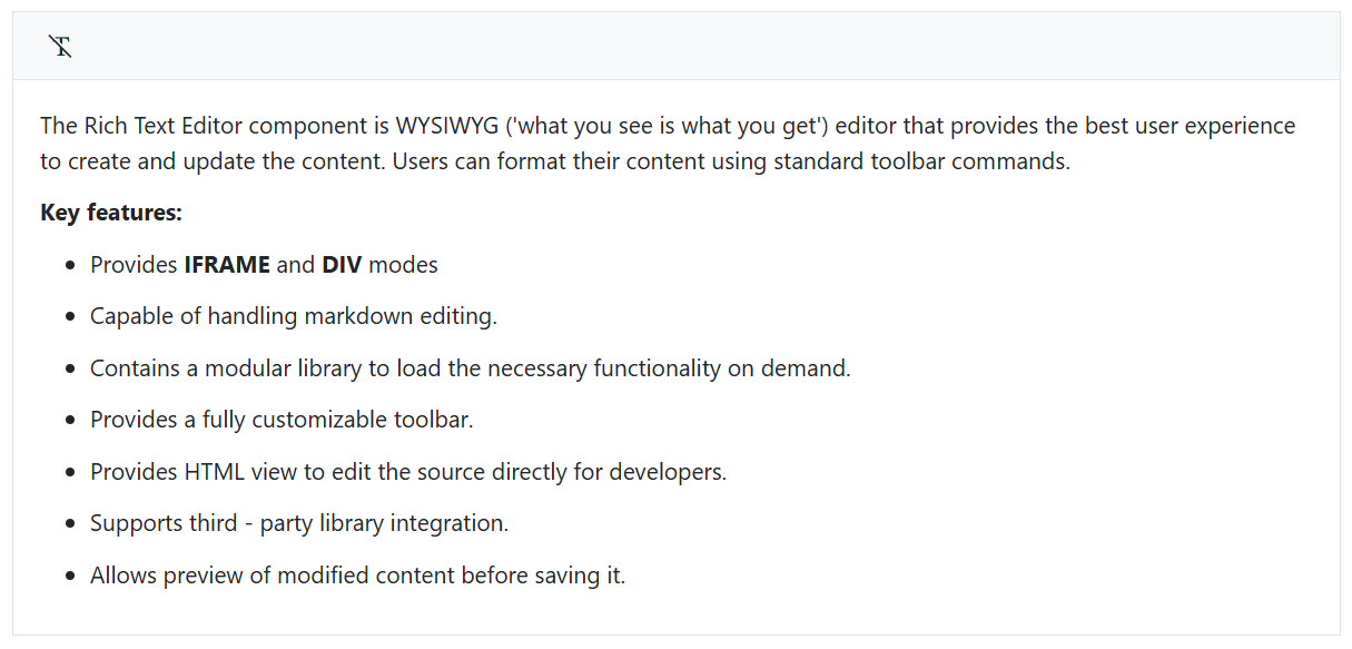Blazor RichTextEditor with Clear Format