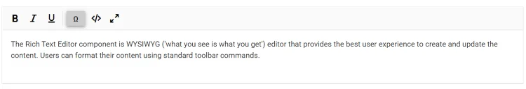 Custom Toolbar Tool in Blazor Rich Text Editor