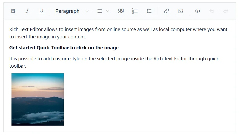 Blazor Rich Text Editor with external CSS and script